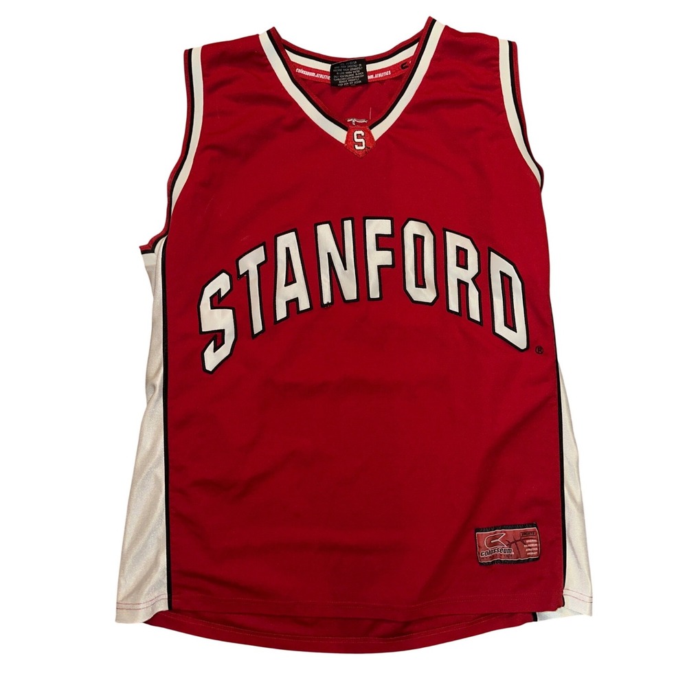 Colosseum Athletics Stanford Cardinal Basketball Jersey Red White Mens XL #23